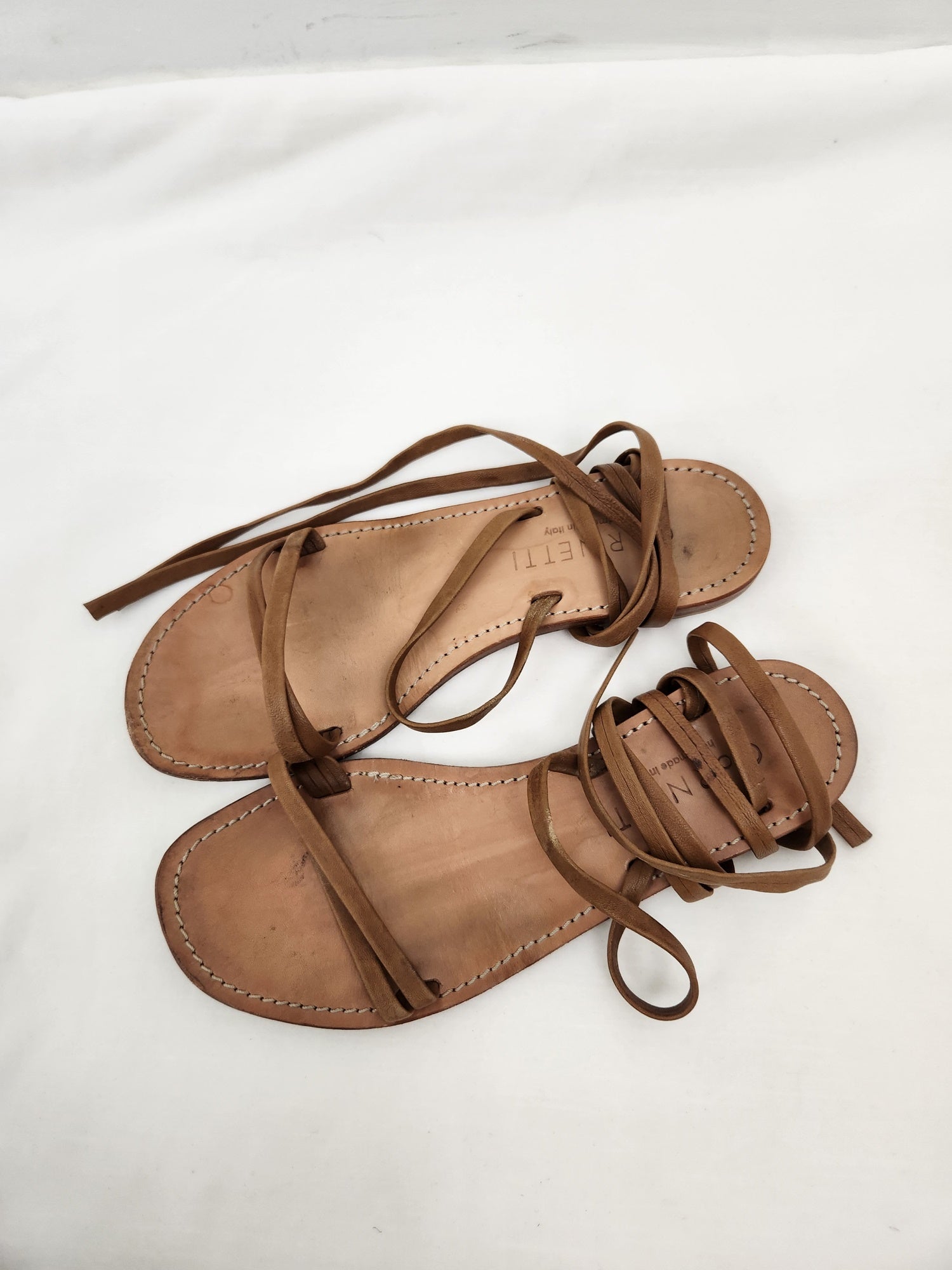 Leather Sandals Size 38