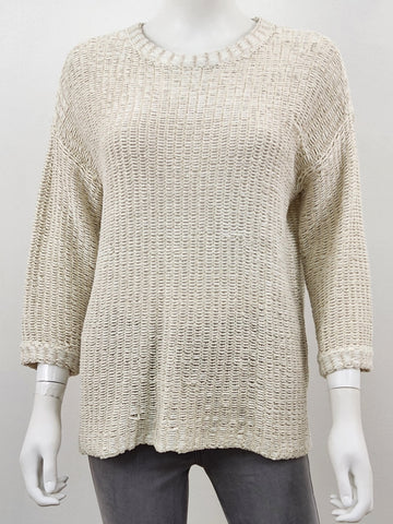 Long Sleeve Scoop Neck Sweater Size Small