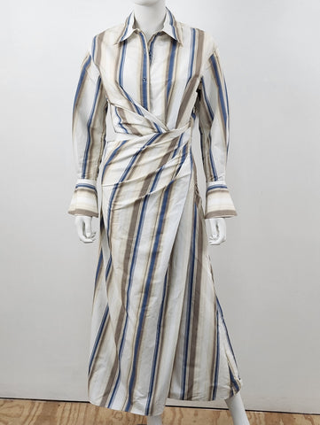 Marge Cutout Striped Dress Size 2