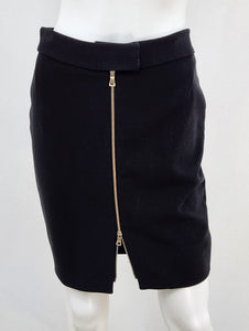 Zip Front Mini Skirt Size 2