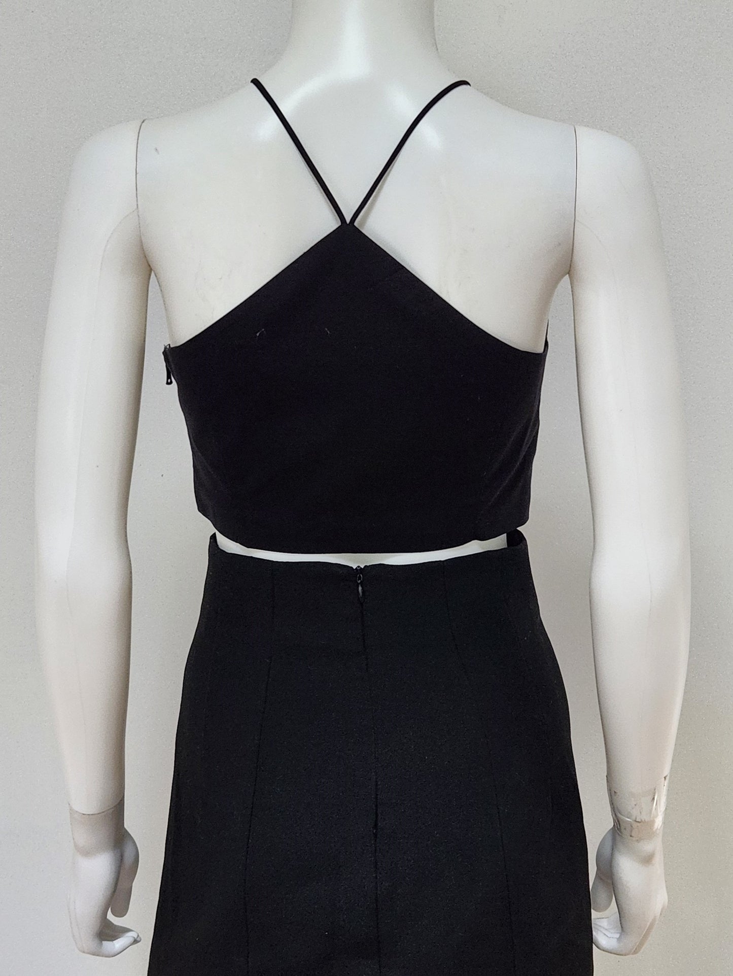 Side Zip Crop Top Size 0