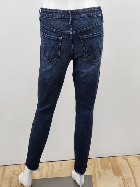 High Waisted Looker Ankle Fray Jeans Size 28