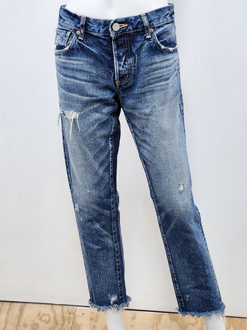 Mid Rise Slim Distressed Jeans Size 29