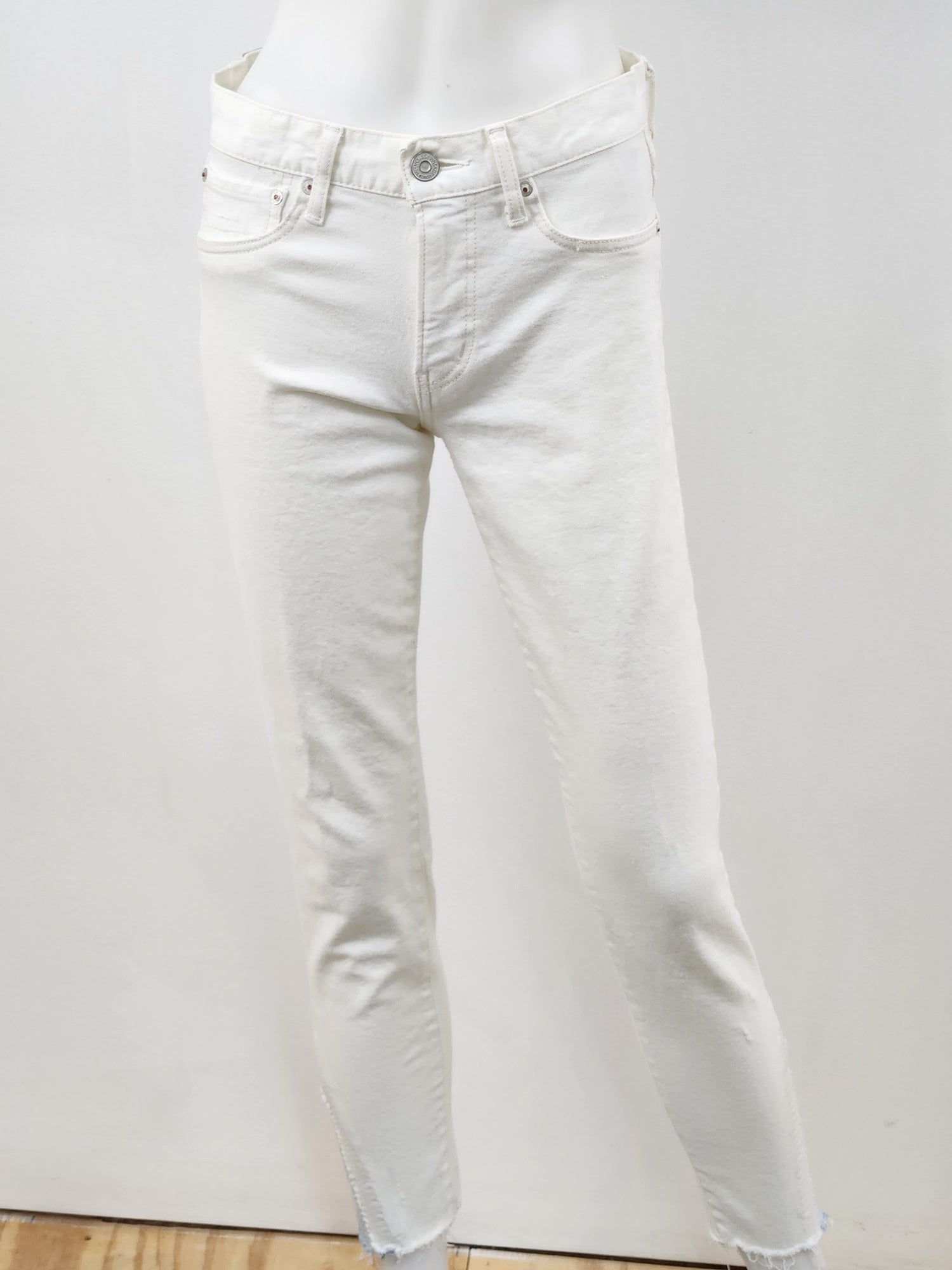 Skinny Jean With Tie Dye Split Detail Size 26