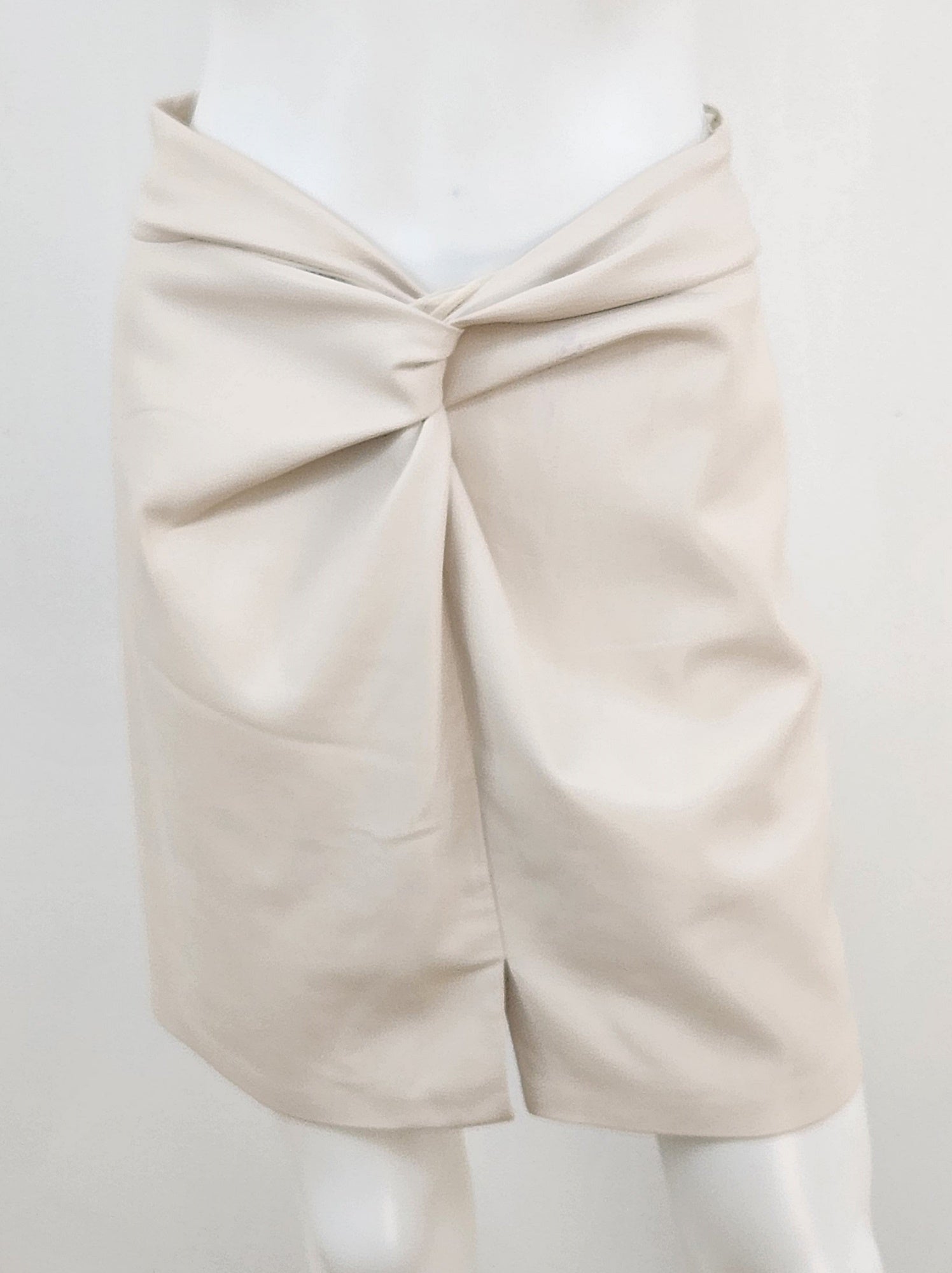 Milo Vegan Leather Twisted Mini Skirt Size Small