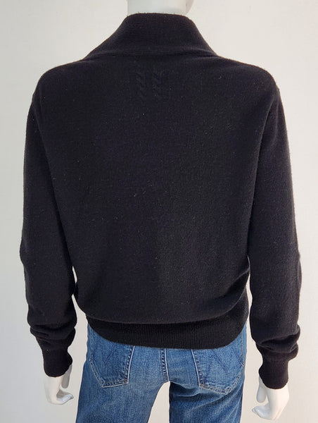 V-Neck Cashmere Sweater Size Medium
