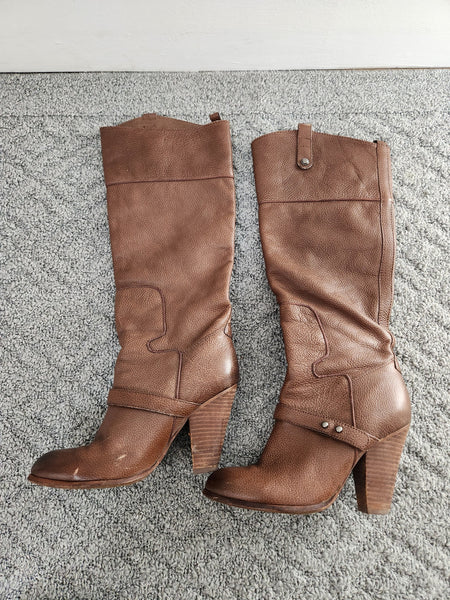 Block Heeled Boots Size 7