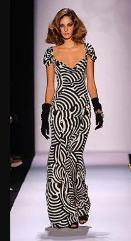 Monochrome Rainbow Dress Size 4