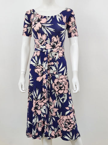 Floral Midi Dress Size Small