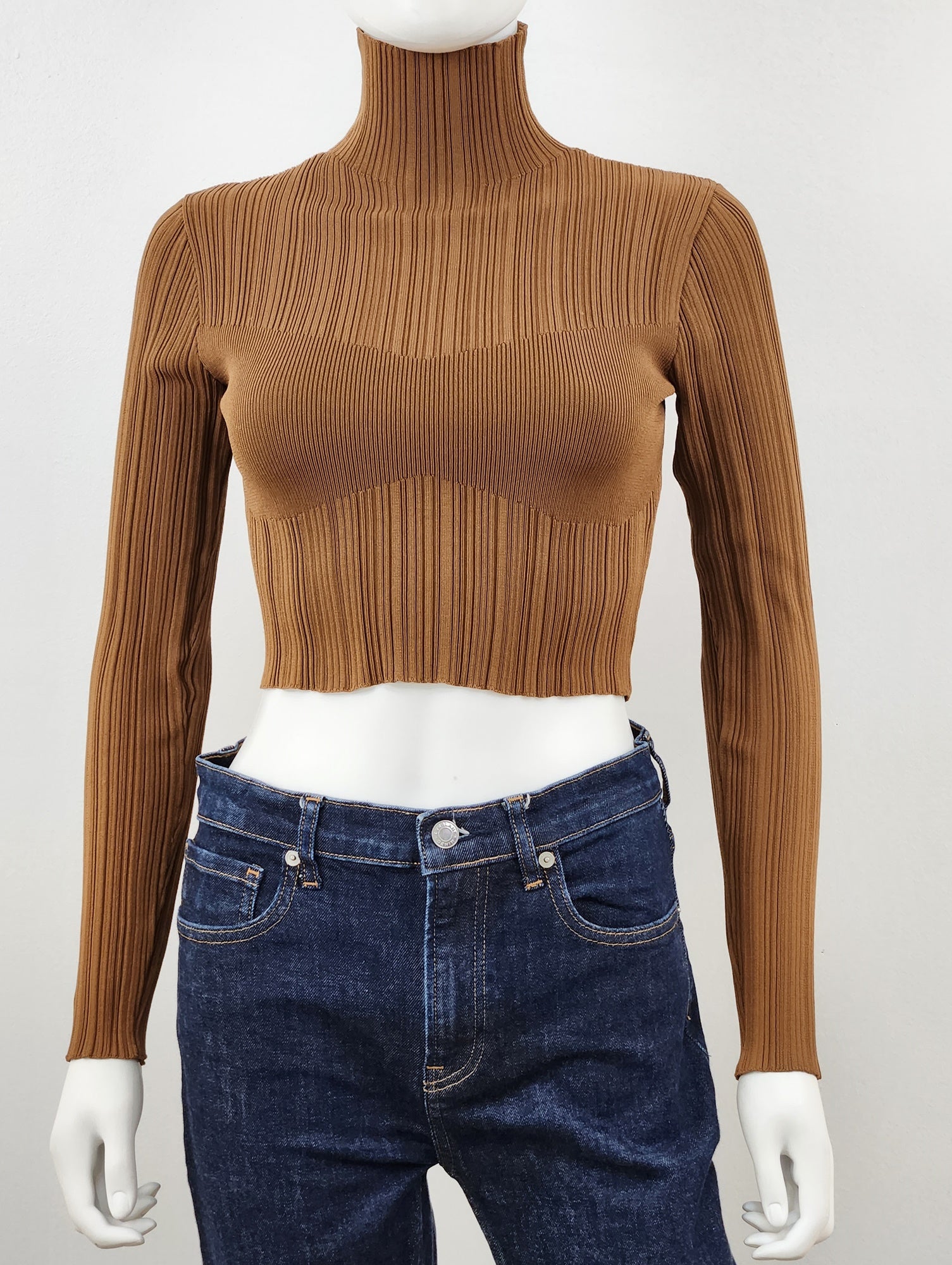 Cropped Turtleneck Size Small