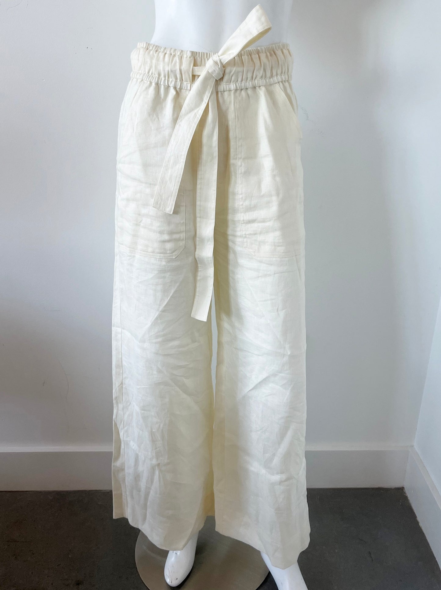 Naomi Linen Wide Leg Pants Size 0