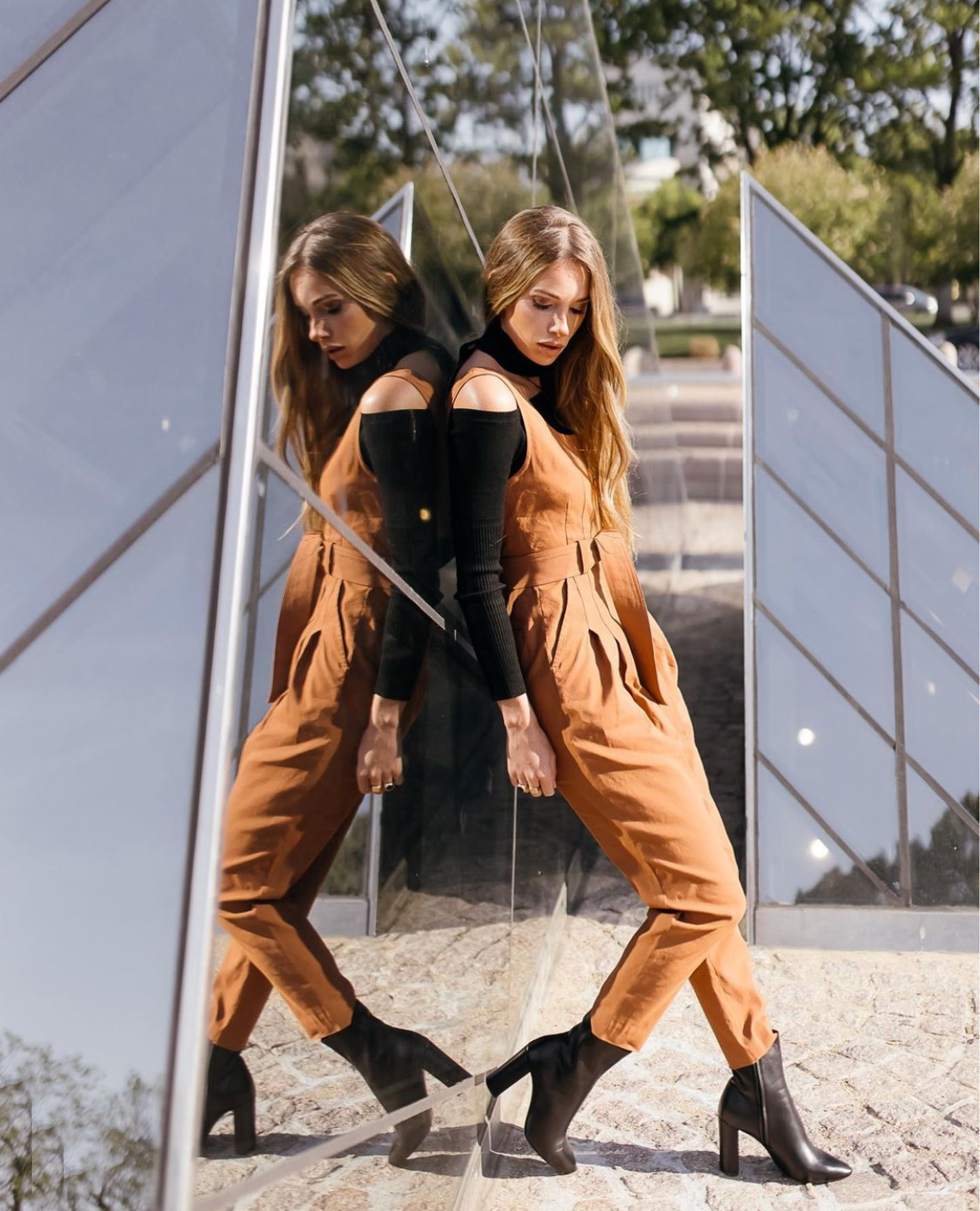 Neve Tie Waist Jumpsuit Size 0