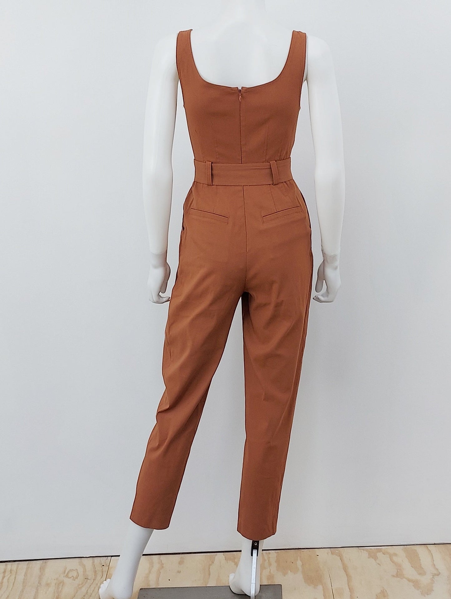 Neve Tie Waist Jumpsuit Size 0