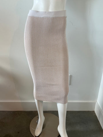 Elastic Waist Midi Skirt Size Small
