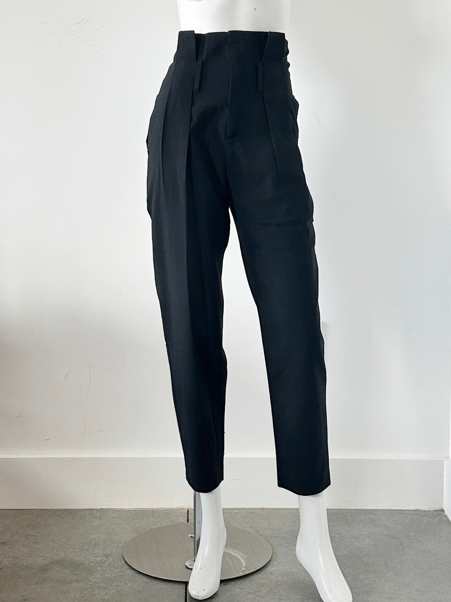 Yves High Rise Pleated Trouser Size 00