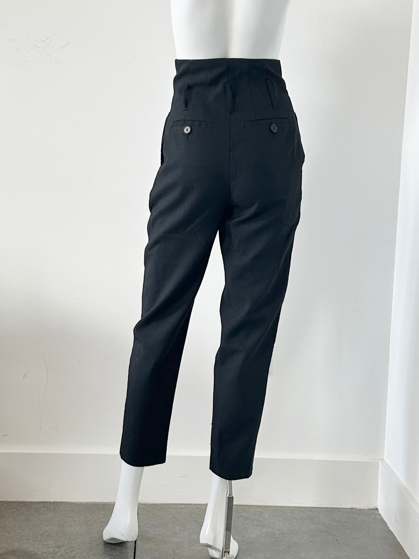 Yves High Rise Pleated Trouser Size 00