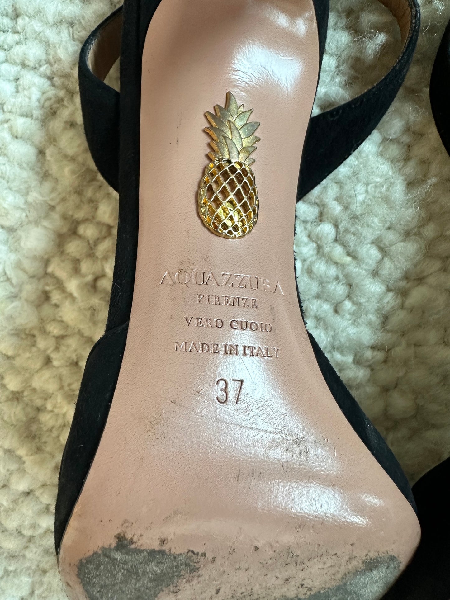So Nude Suede Slingback Pumps Size 37