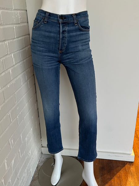 High Rise Cropped Skinny Jeans Size 26