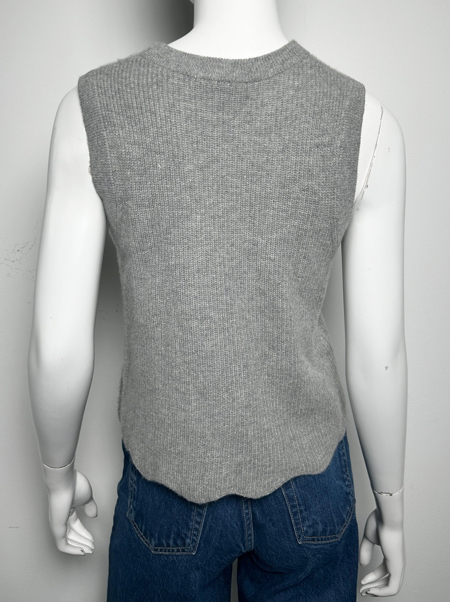 Sleeveless Ribbed Top Size XS