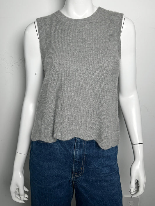 Sleeveless Ribbed Top Size XS