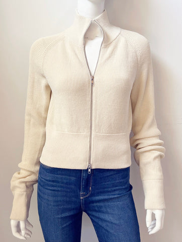 Zerene Cotton Blend Cardigan Size Small