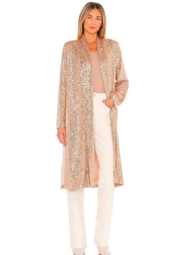 Sequined Duster Jacket Size Small NWT