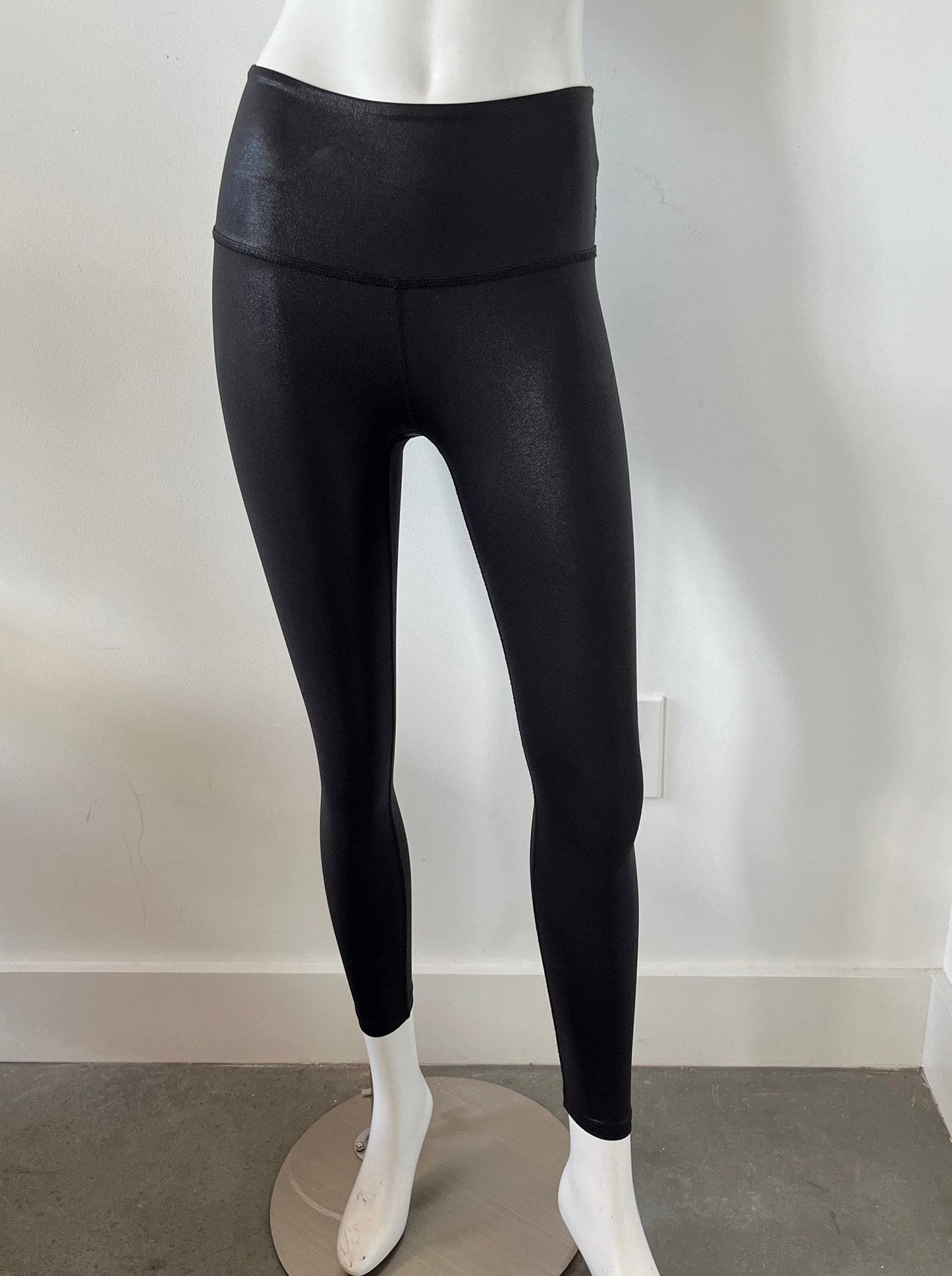 High Rise Metallic Leggings Size XS