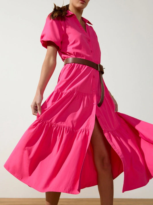 Havana Tiered Dress Size Medium