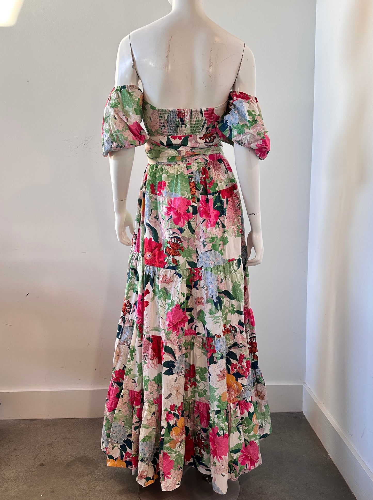 Wethersfield Floral Printed Cotton Dress Size 6