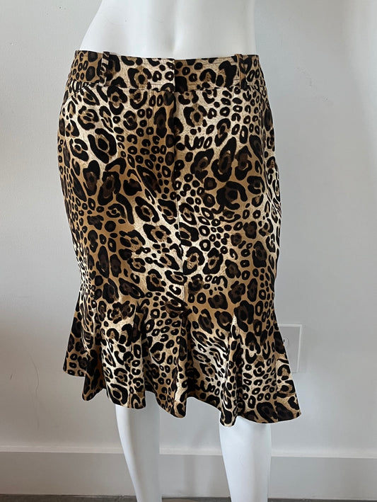 Leopard Skirt Size 6