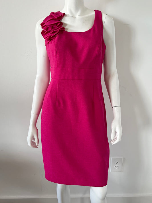 Rosette Sheath Dress Size 8