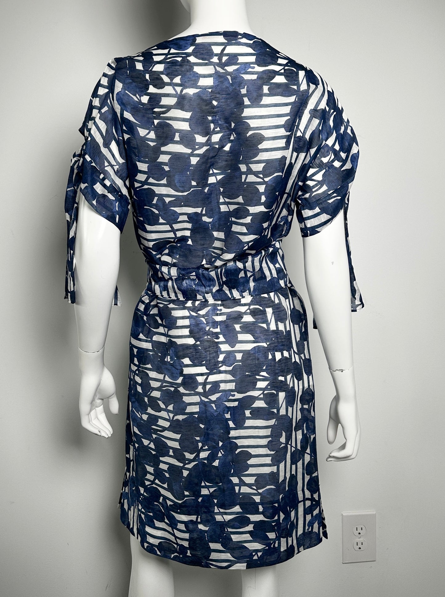 Linen Floral Dress Size XS