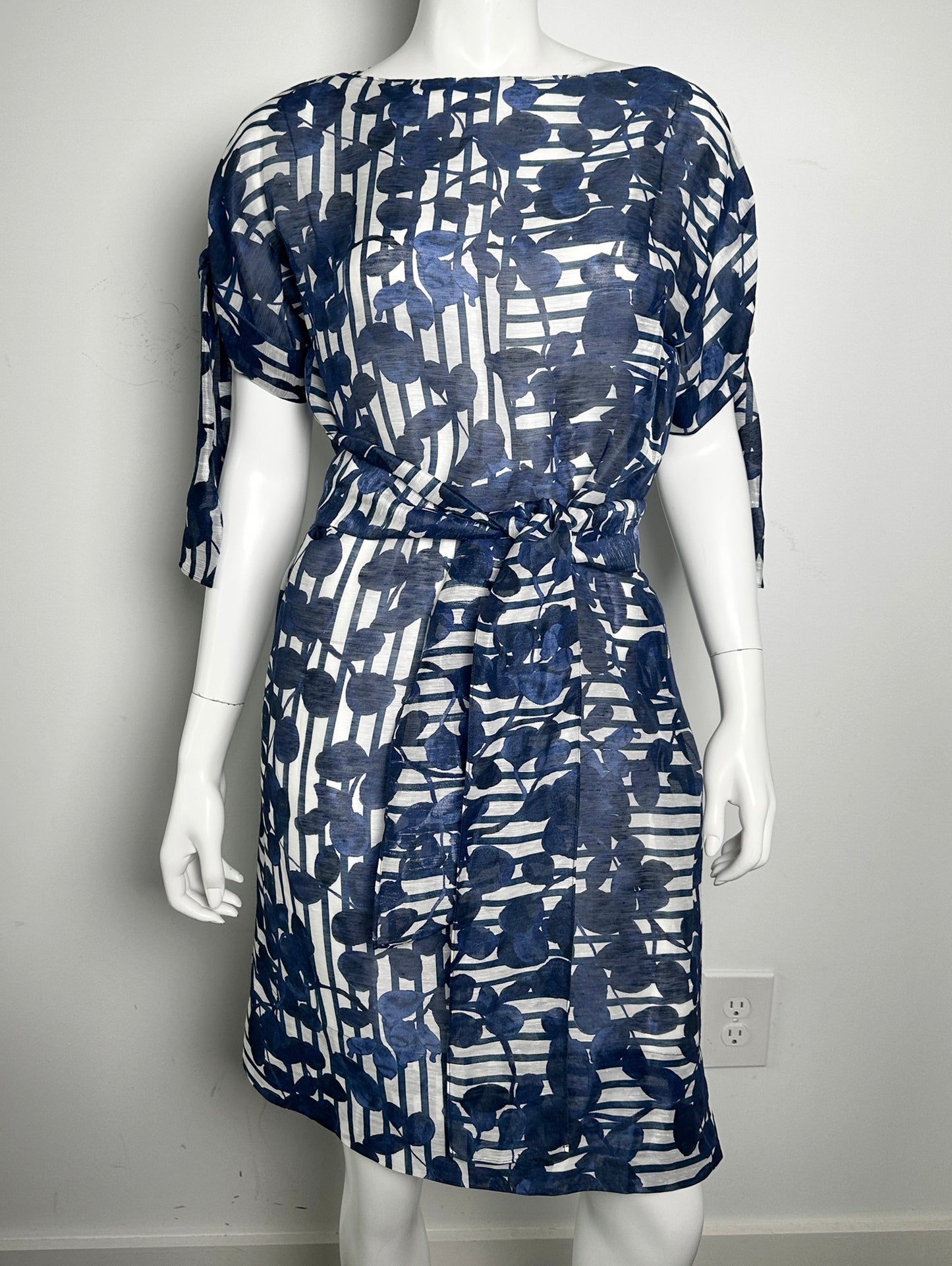 Linen Floral Dress Size XS