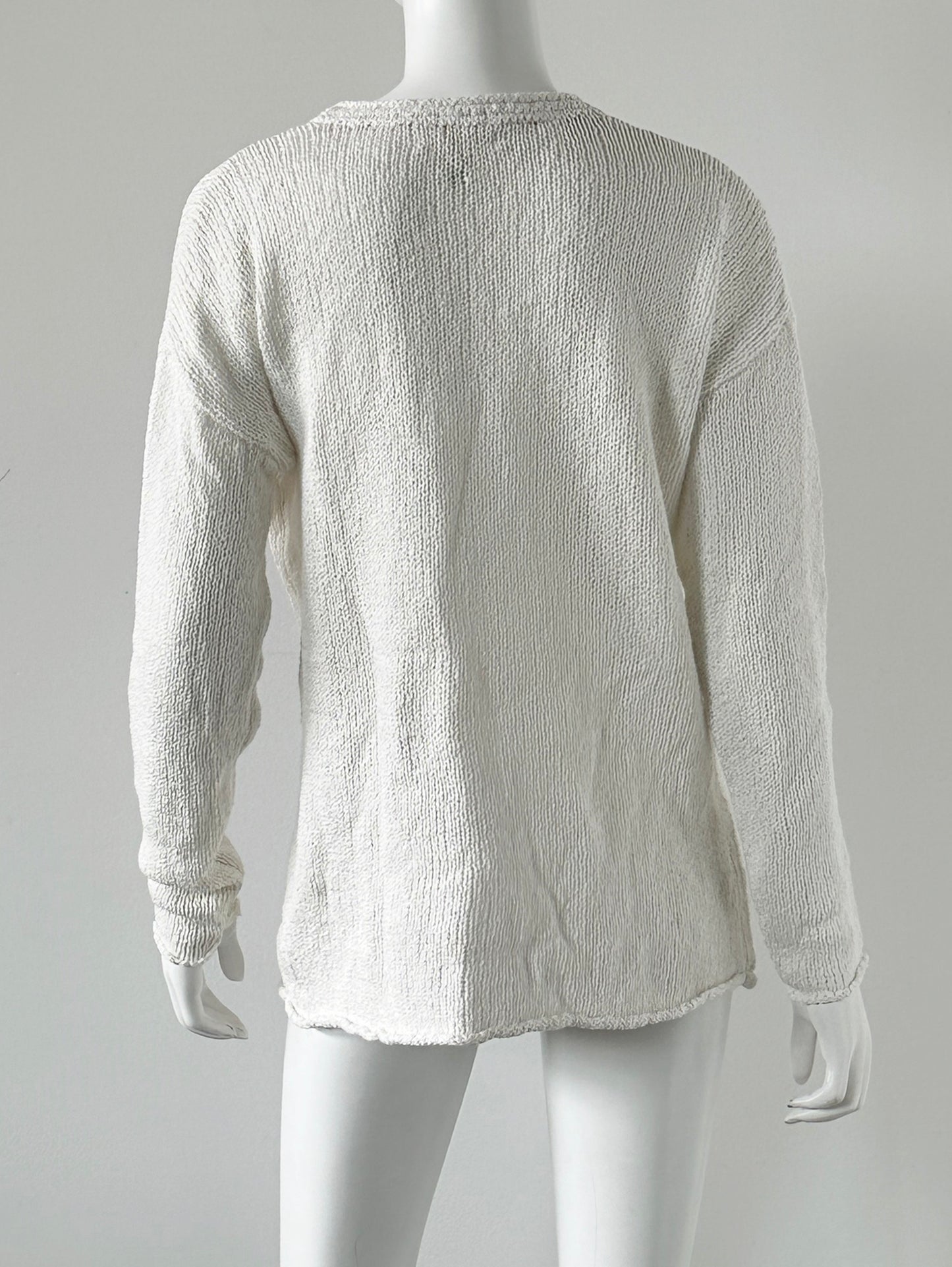 Cotton Heart Sweater Size Medium