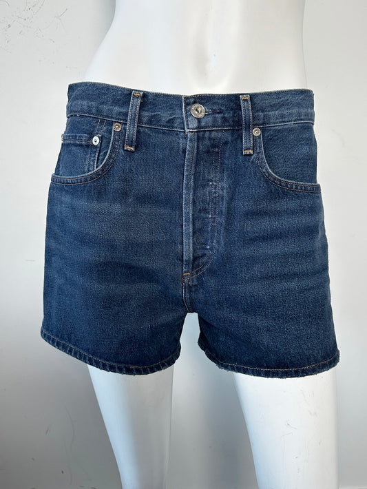 Marlow Mid Rise Denim Shorts Size 27