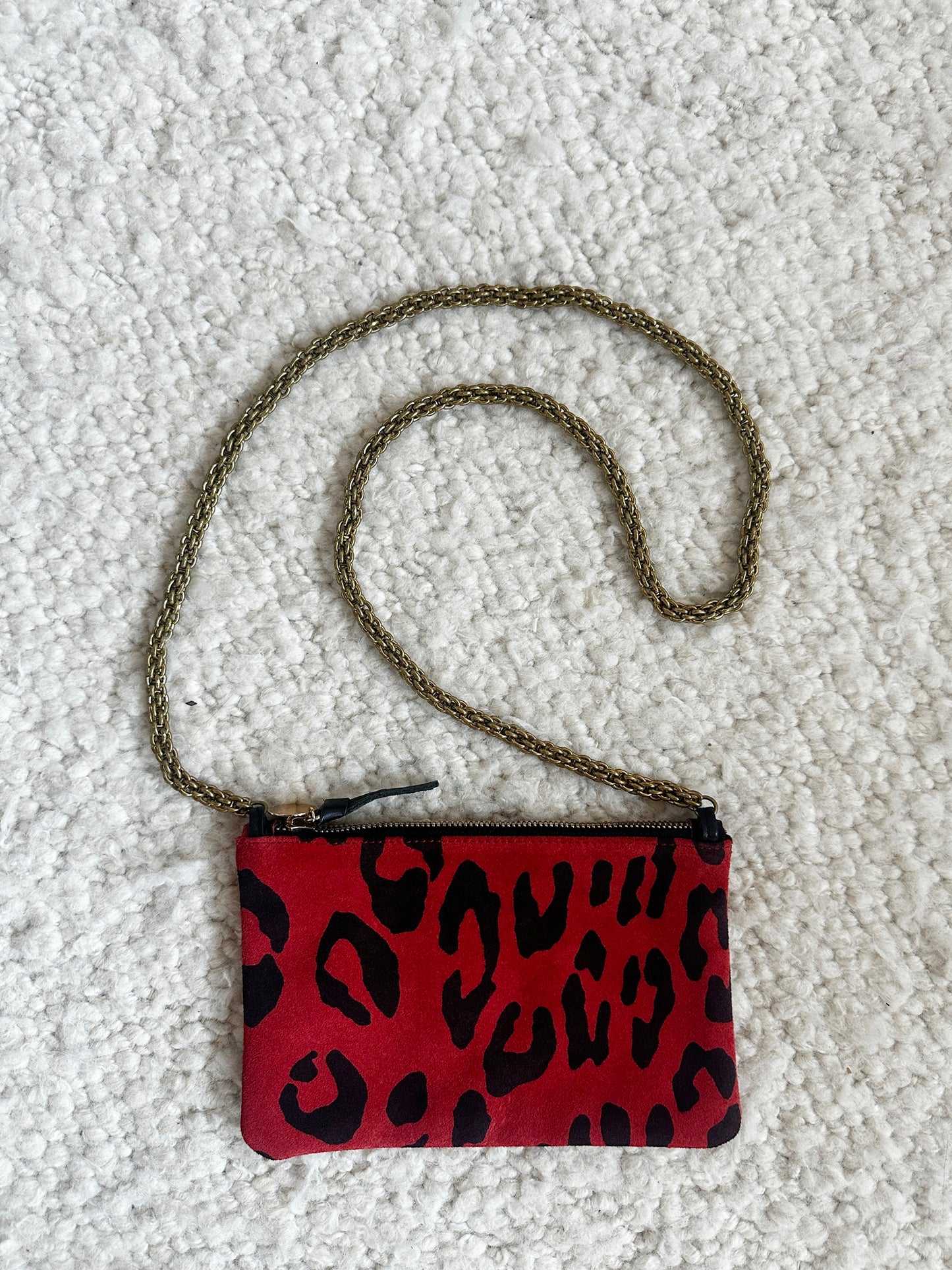 Red Leopard Handbag