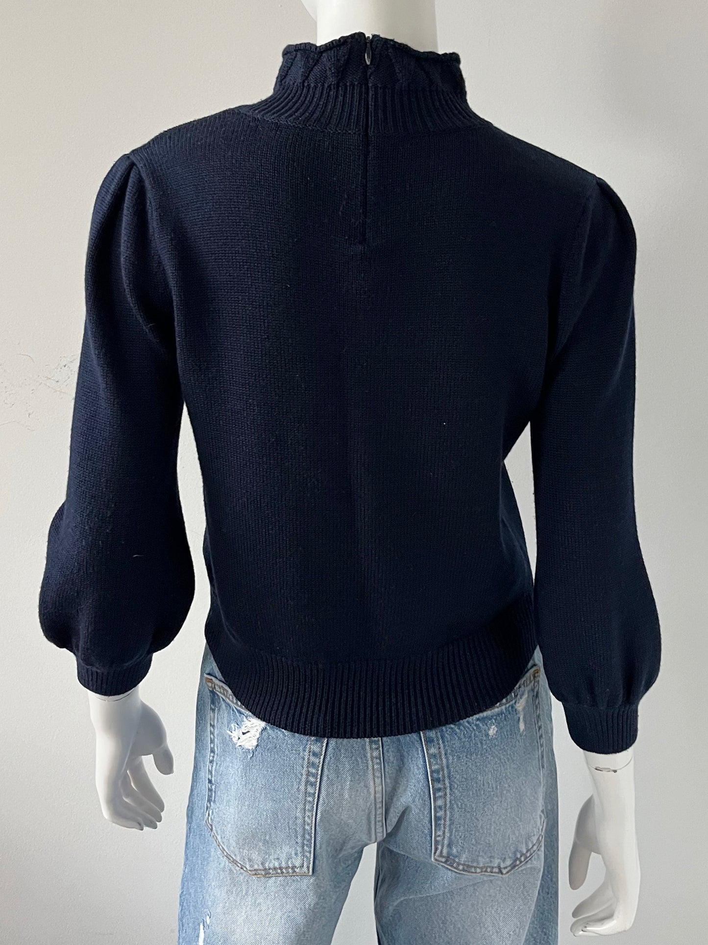 Merino Wool Turtleneck Sweater Size Medium