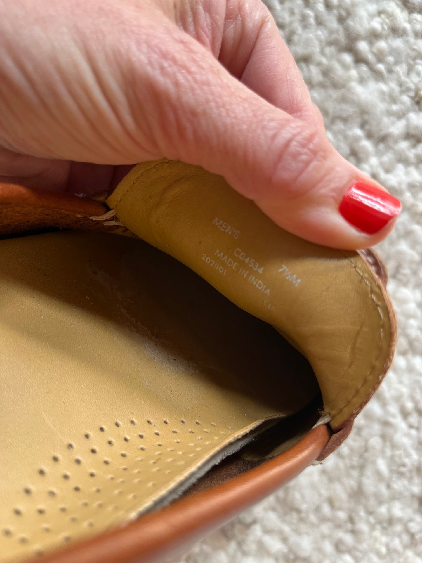 Leather Loafers Size 7.5