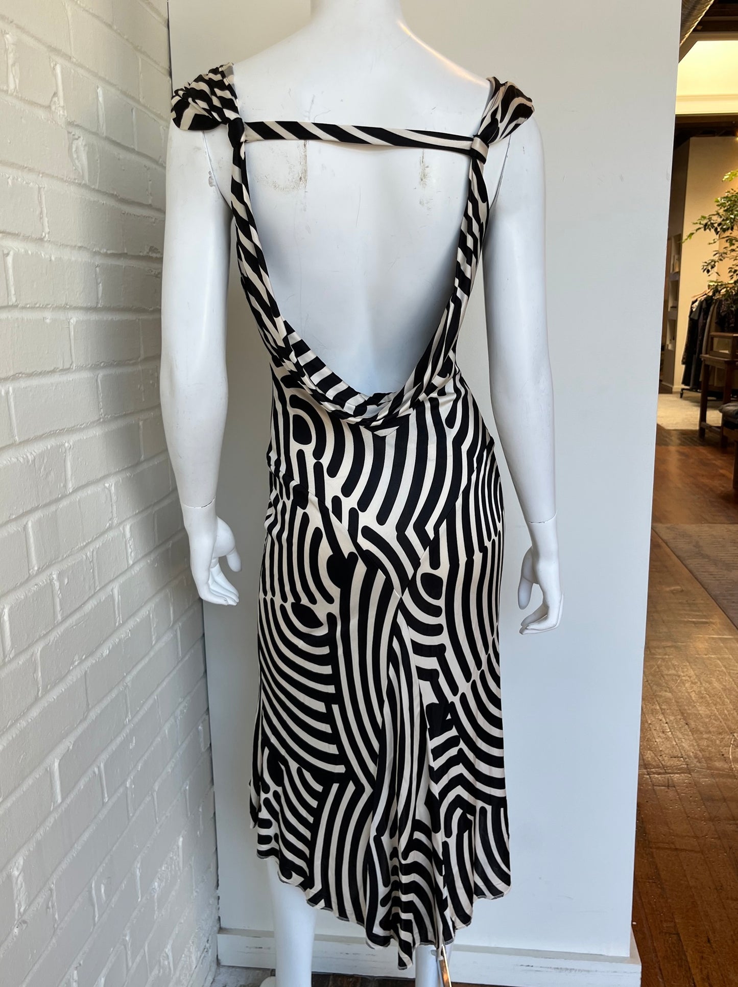 Monochrome Rainbow Dress Size 4