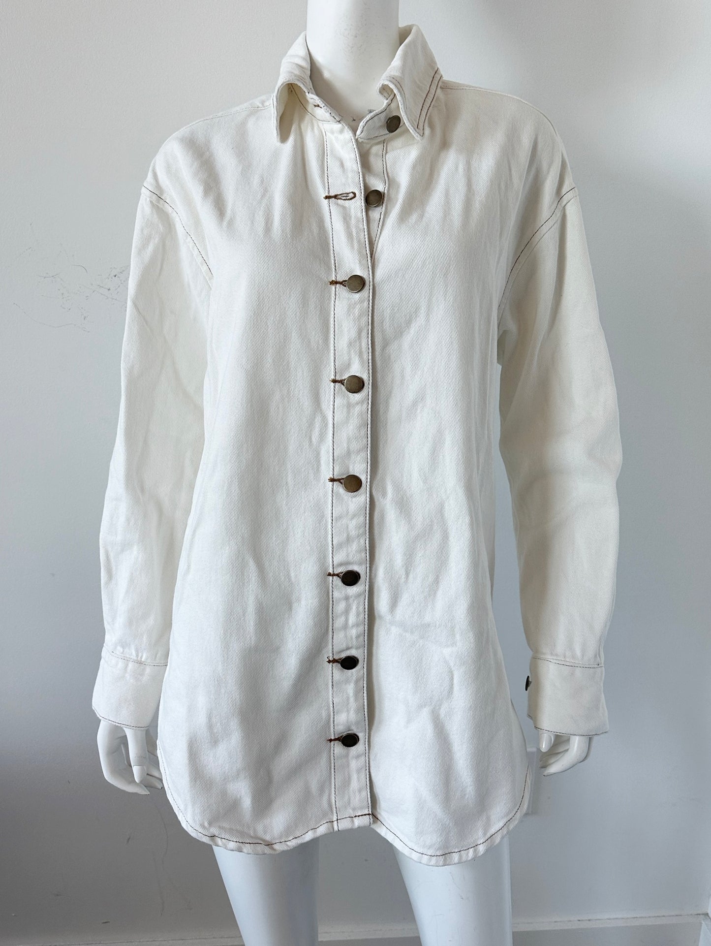 Kallen Denim Shacket Size 4 NWT