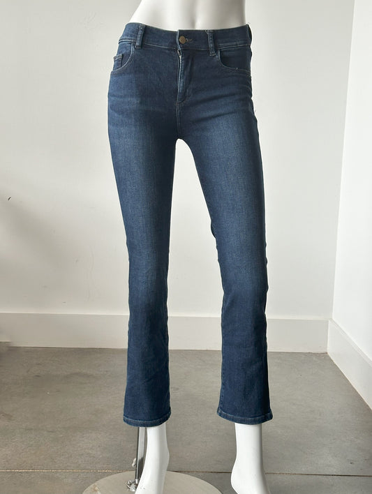 High Rise Straight Leg Jeans Size 25
