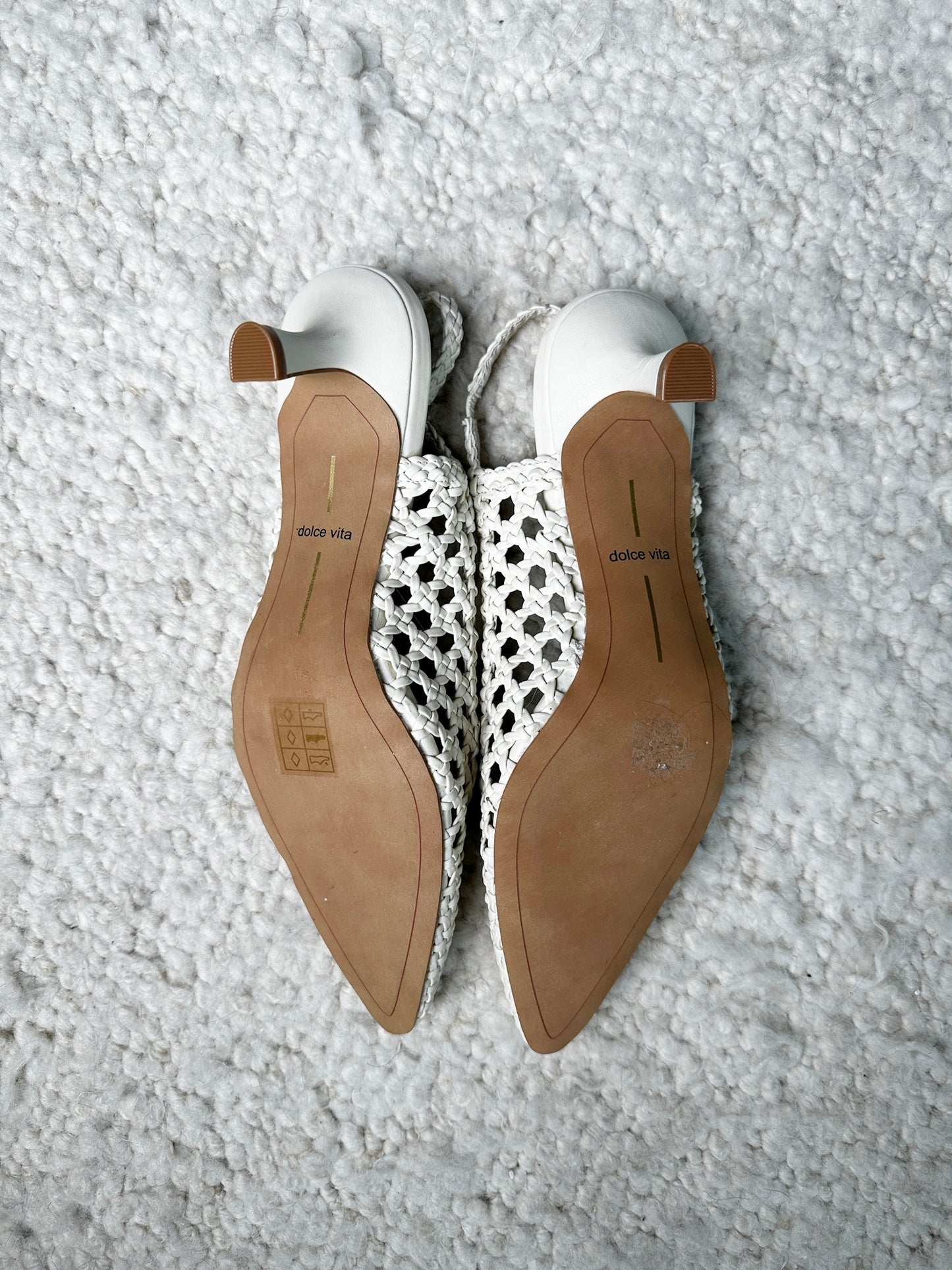 Olympa Woven Heels Size 7.5