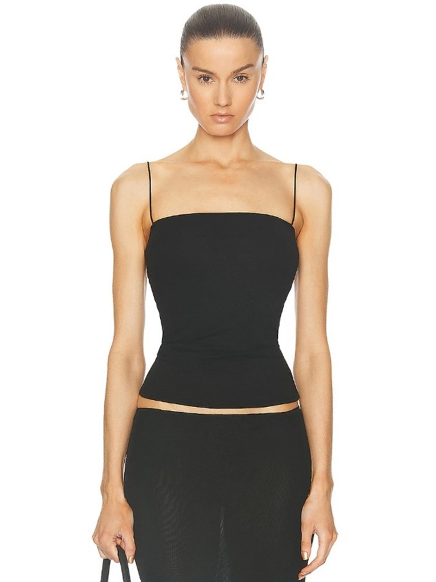 Puckered Knit Strappy Camisole Size Small