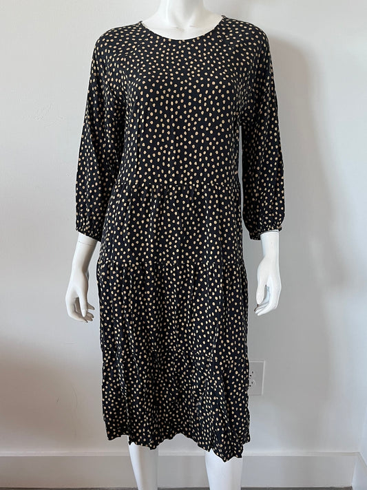 Polka Dot Midi Dress Size Small