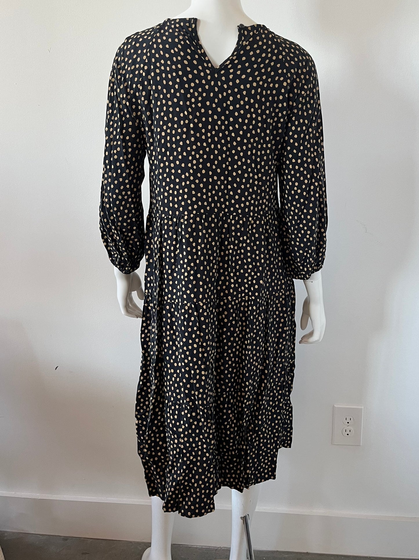 Polka Dot Midi Dress Size Small