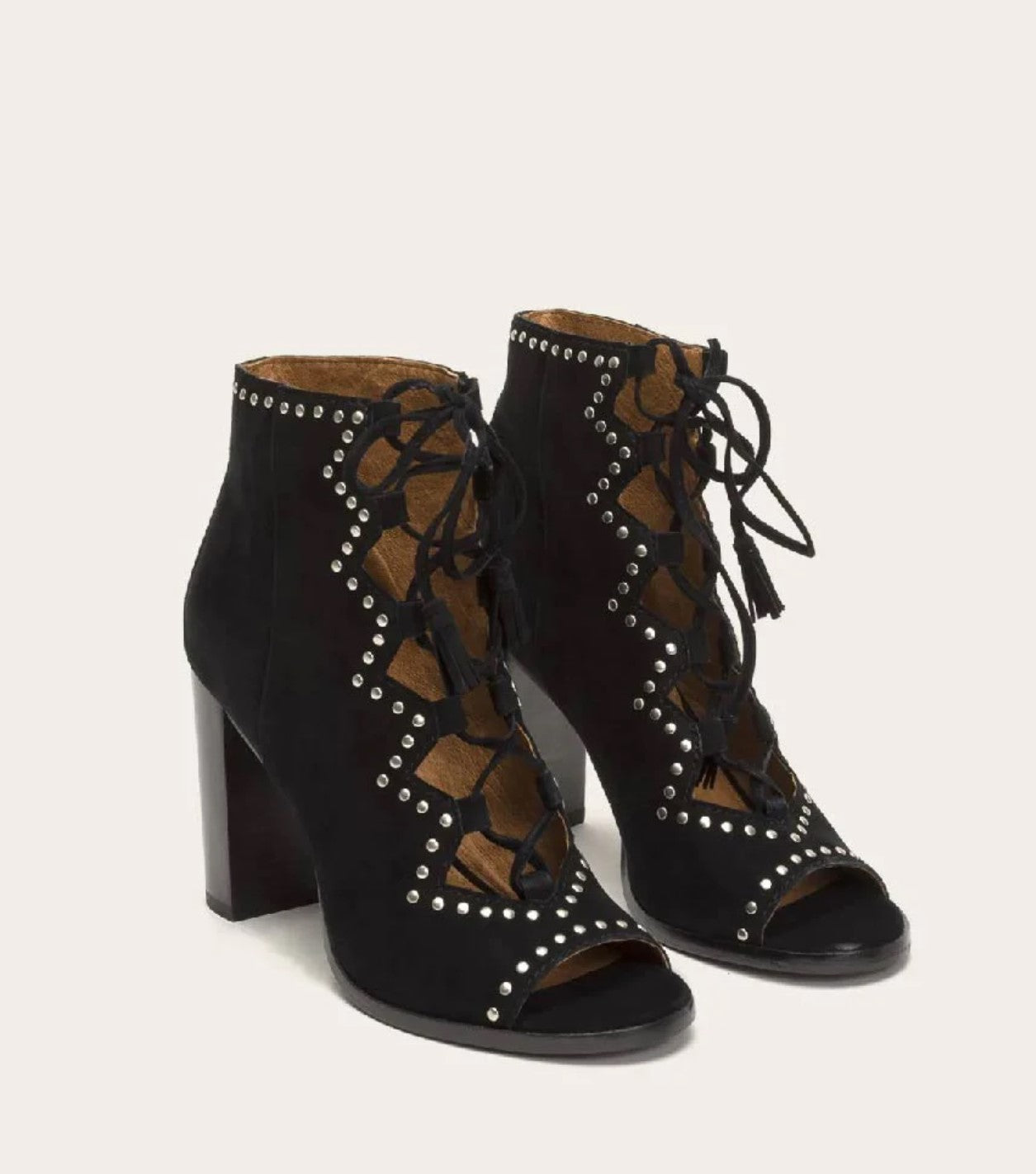 Gabby Ghillie Open Toe Booties Size 10