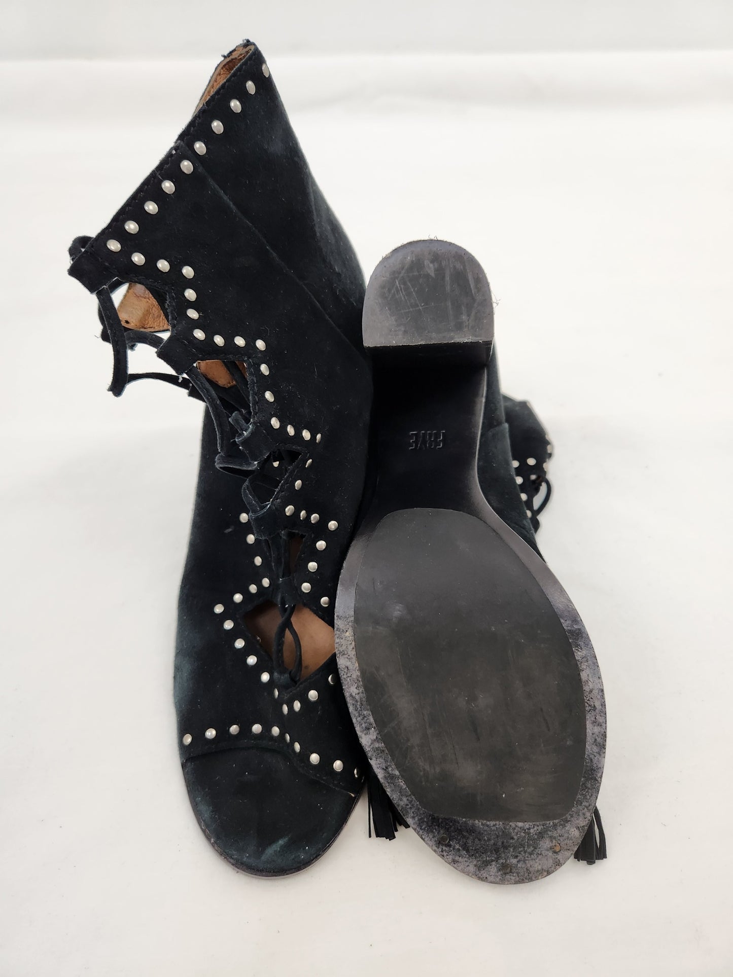 Gabby Ghillie Open Toe Booties Size 10