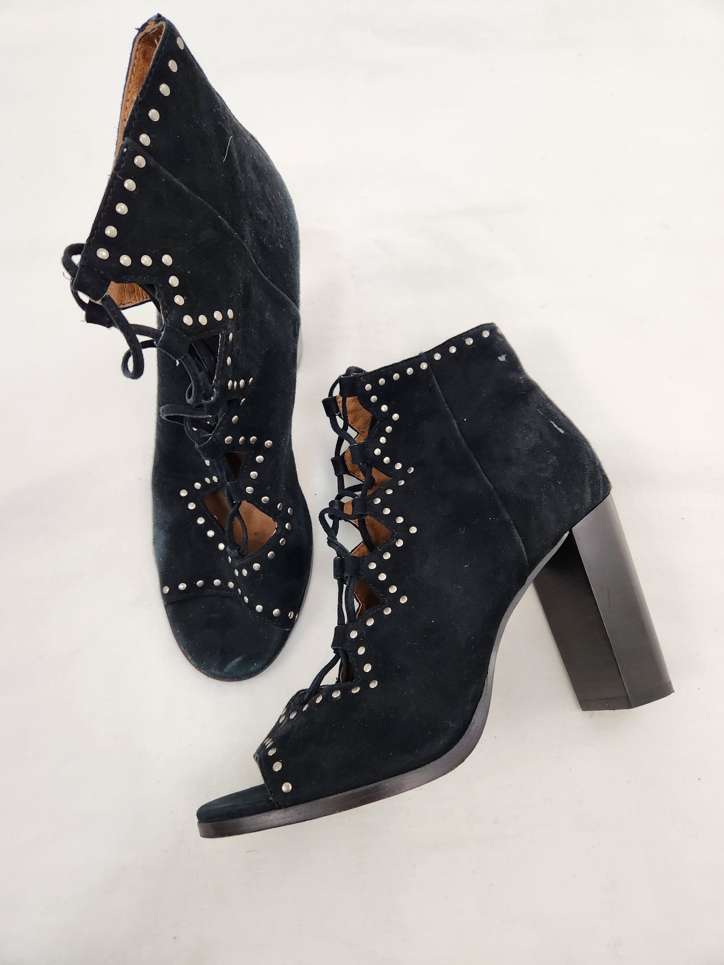 Gabby Ghillie Open Toe Booties Size 10