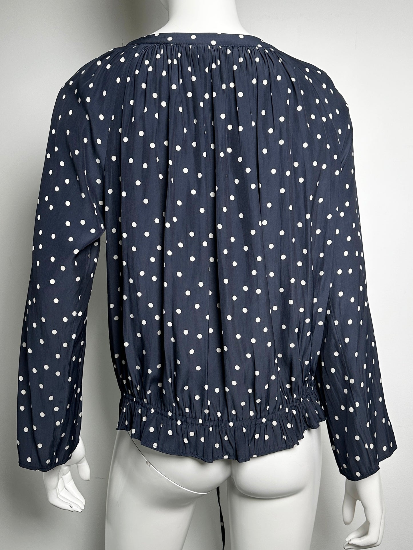 Polka Dot Peplum Size Small
