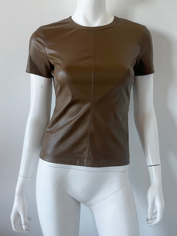 Faux Leather Shell Size Small